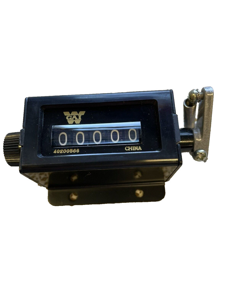 2 Pack- 5 Digit Mechanical Re-settable pull-stroke tally counter Machine Counter