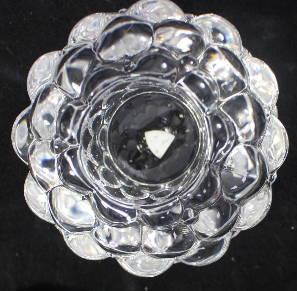 Orrefors Crystal Raspberry Votive Candleholder