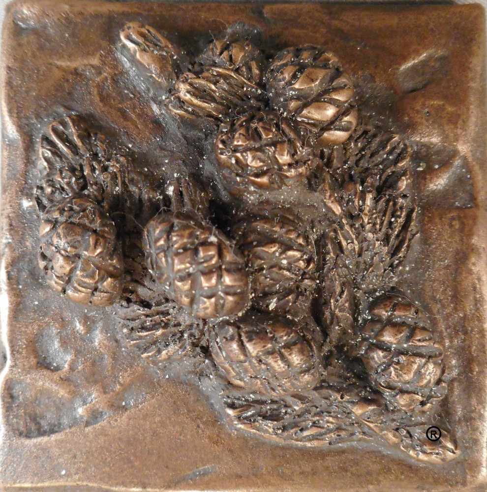 Bronze Pinecones Decorative Dot