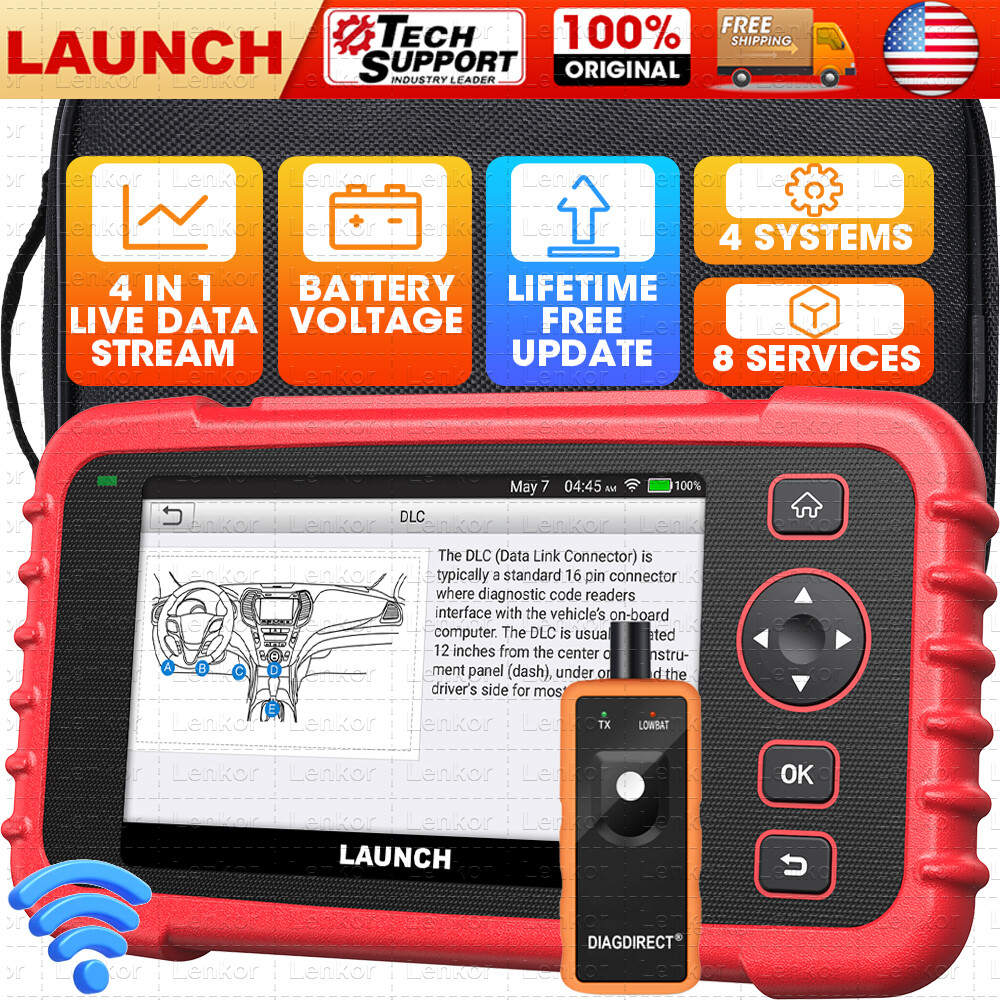 Launch CRP129X Car Diagnostic Tool Auto OBD Scanner Code Reader TPMS SRS SAS EPB