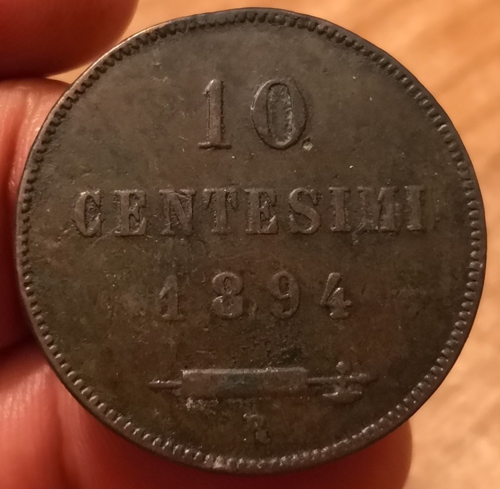 Coin 10 Cent 1894, San Marino, Ref. 8638