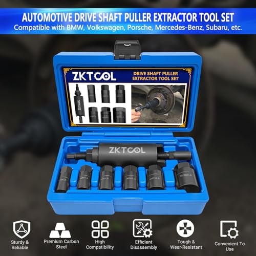 Drive Shaft Puller Extractor Tool Set Compatible with BMW Porsche Subaru VW