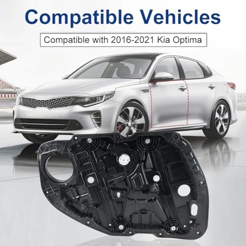 Front Left Driver Door Power Window Regulator Compatible with Kia Optima 2016