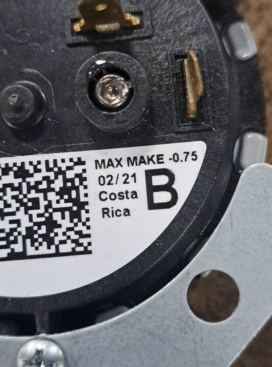 -0.60 Pressure Switch 42-105583-10 Max make -0.75