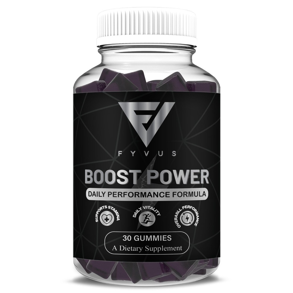 Boost Power Gummies, Boost Power Male Performance Gummy (30 Gummies)