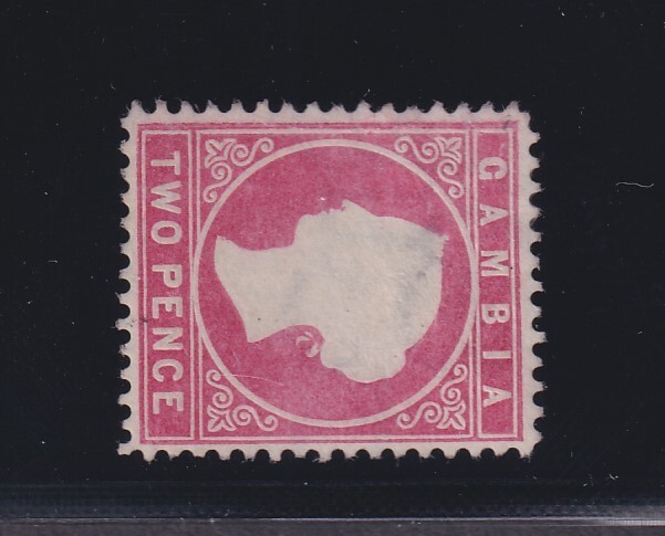 Gambia, SG 13A, MHR "Watermark Sideways" variety