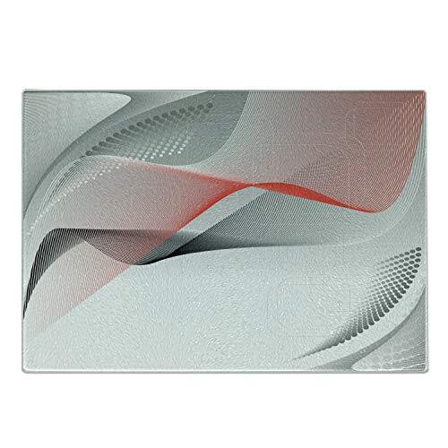 Abstract Cutting Board Modern Digital Composition With Geometric Elements Square