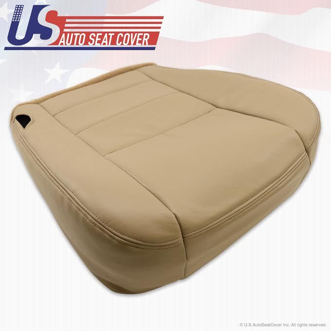 2002 2003 2004 Ford Excursion Limited Driver Bottom Leather Seat Cover Tan