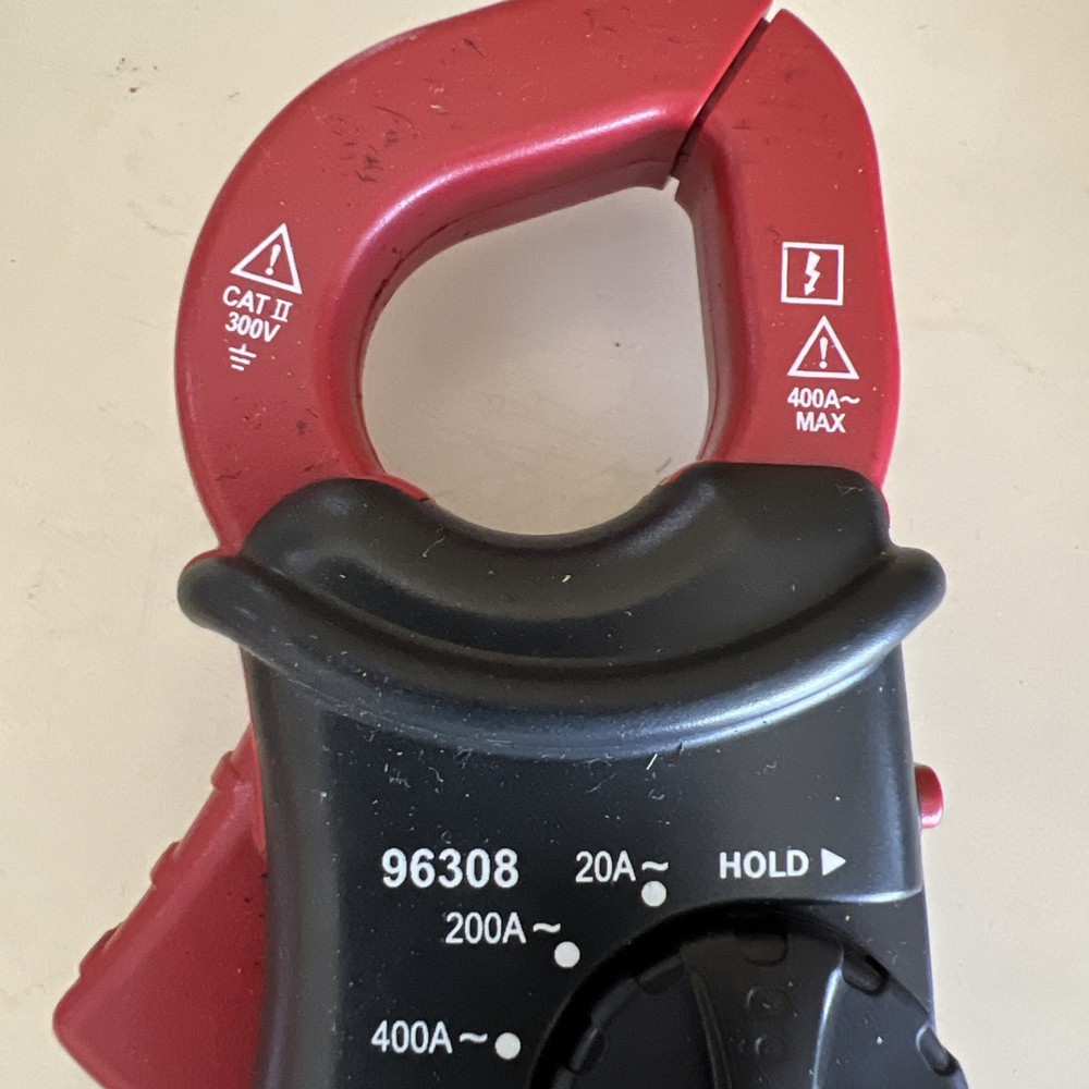 Hyper Tough Digital Clamp Meter AC DC 300V LCD Display Diode & Continuity Check