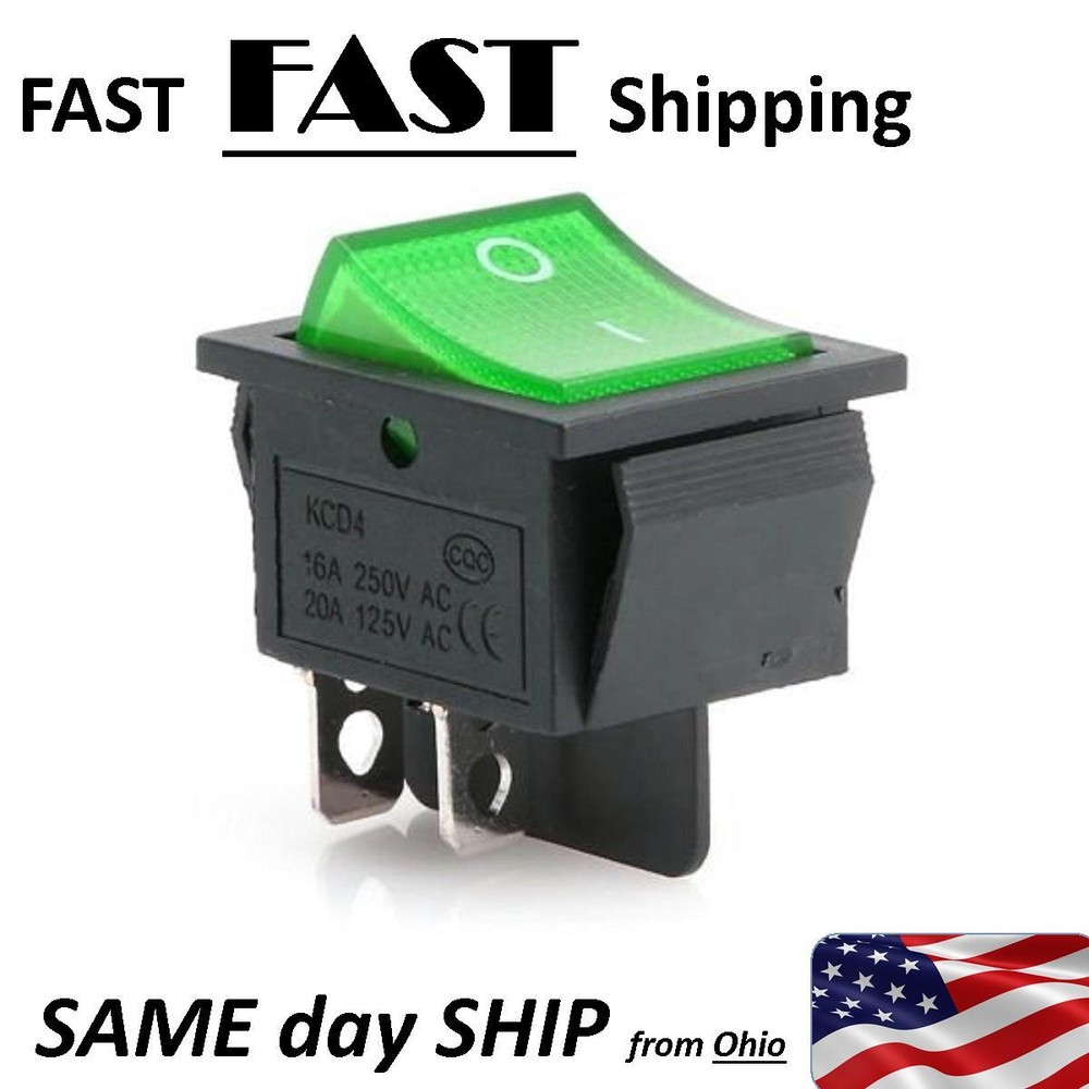 DPST Switch - 16A 250V AC MAX.