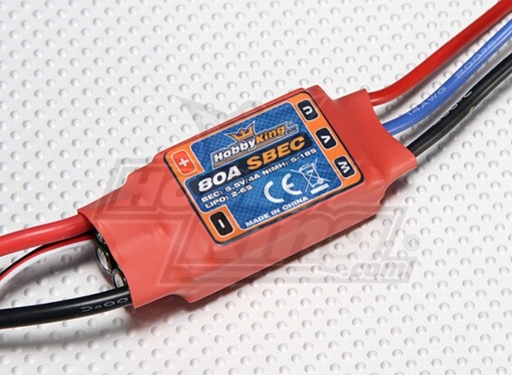 HobbyKing 80A (2~6S) ESC 4A SBEC