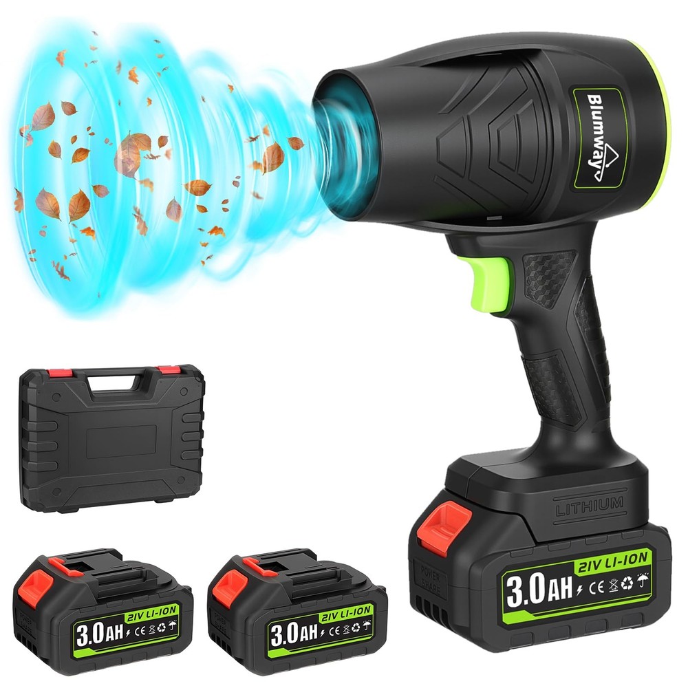 Leaf Blower Cordless with Battery, Handheld Leaf Blower, Cordless Leaf Blower...