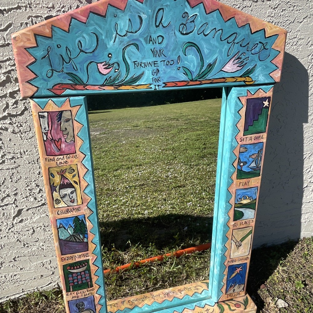 Sticks 1995 Mirror 24” X 41”
