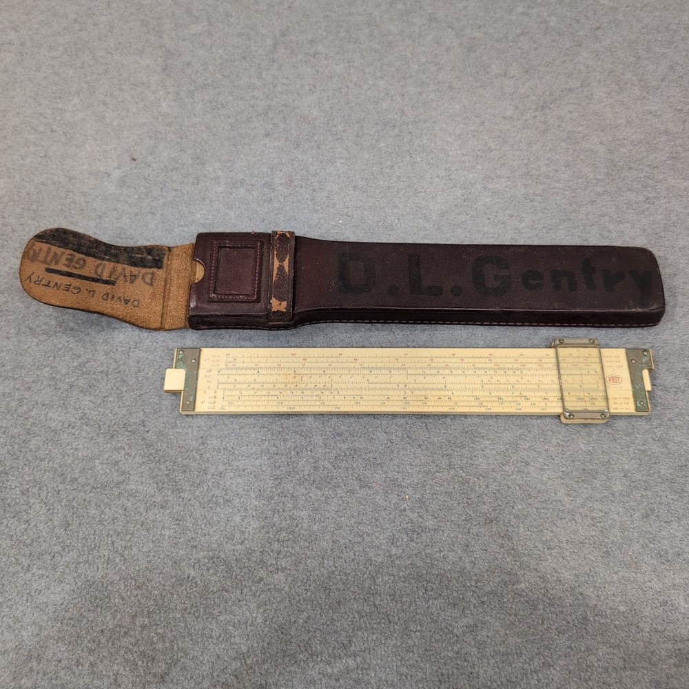 Frederick Post Co Versalog Slide Rule Cat No 1460 Vintage Engineering Math Tool