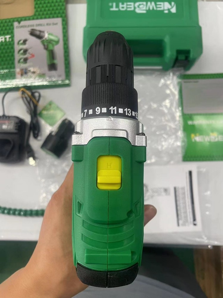 Multi-function 12V Electric Drill Screwdriver Kit Variable Speed w/ Flexible Sha