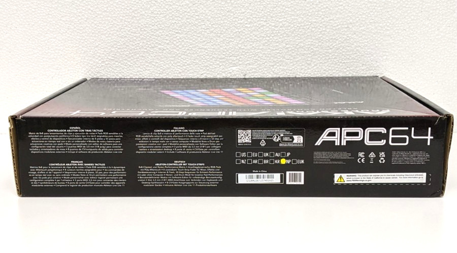 Akai Professional APC64 Ableton Live Controller – 64 RGB Pads, CV/Gate, Sequence