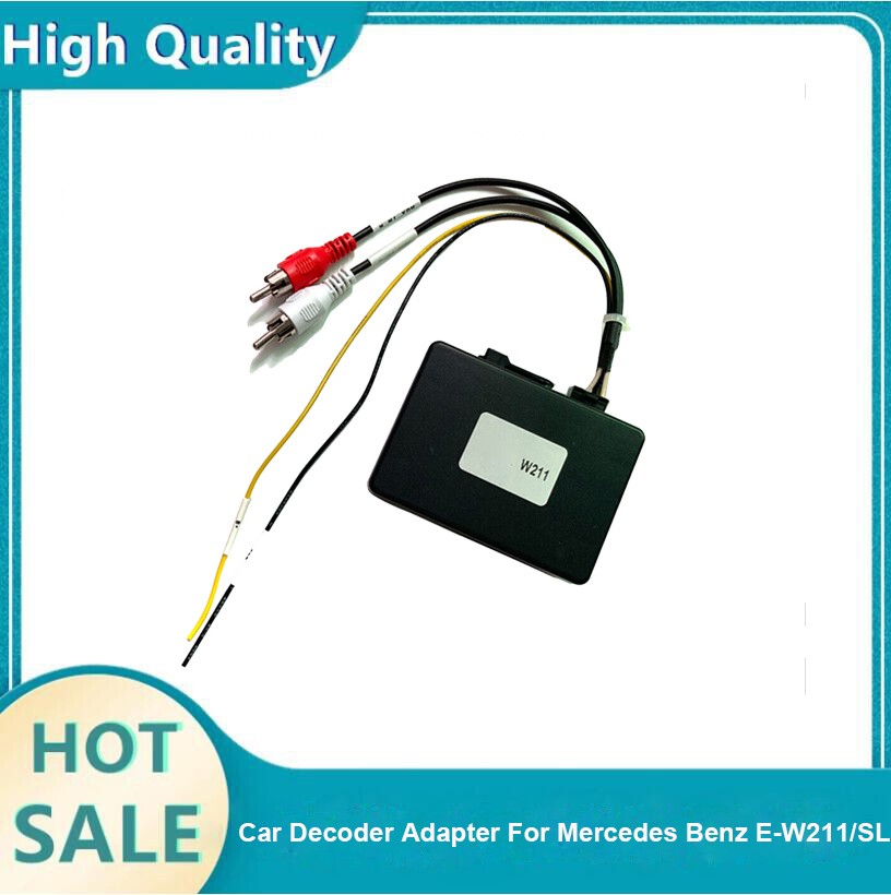 Fiber Optic Decoder Box for Mercedes W211 E-Class SLK CLS Audio Adapter