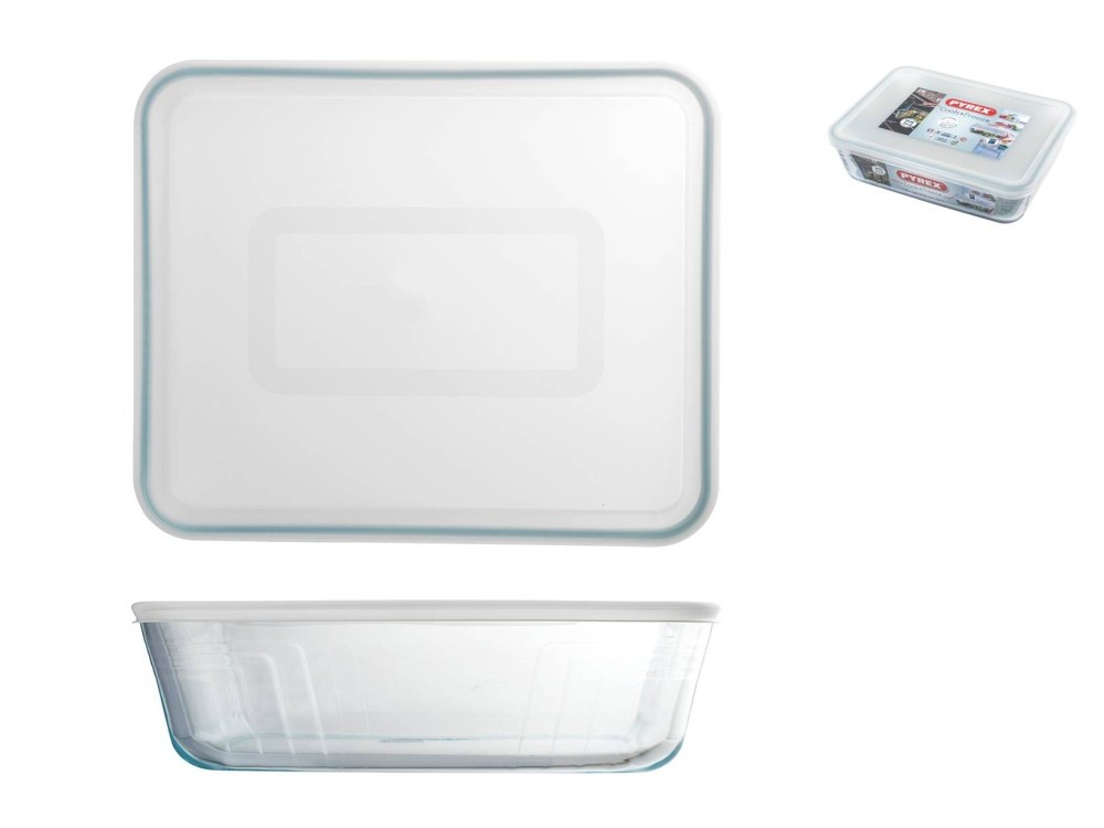 Rectangular Baking Dish with Lid Cook & Freeze 22 x 17 cm