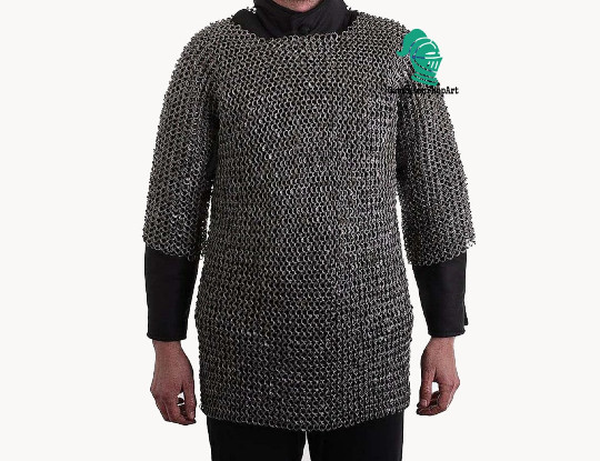 Chainmail Shirt | 9 MM Flat Riveted with Flat Washer | Medieval Chainmail