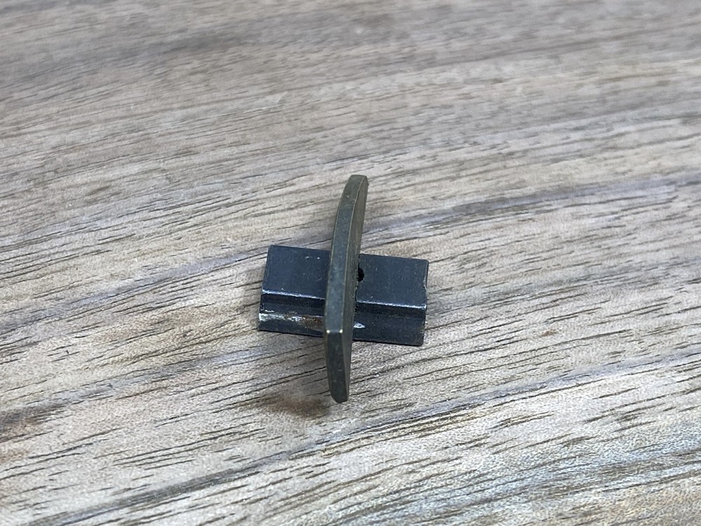 Bent Rocky Mountain CVA Hawken Brass Front Sight Muzzleloader Rifle