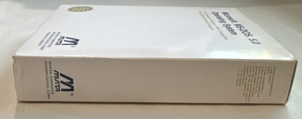 Microsoft MS-DOS 5.0 Operating System 1989 Complete In Box