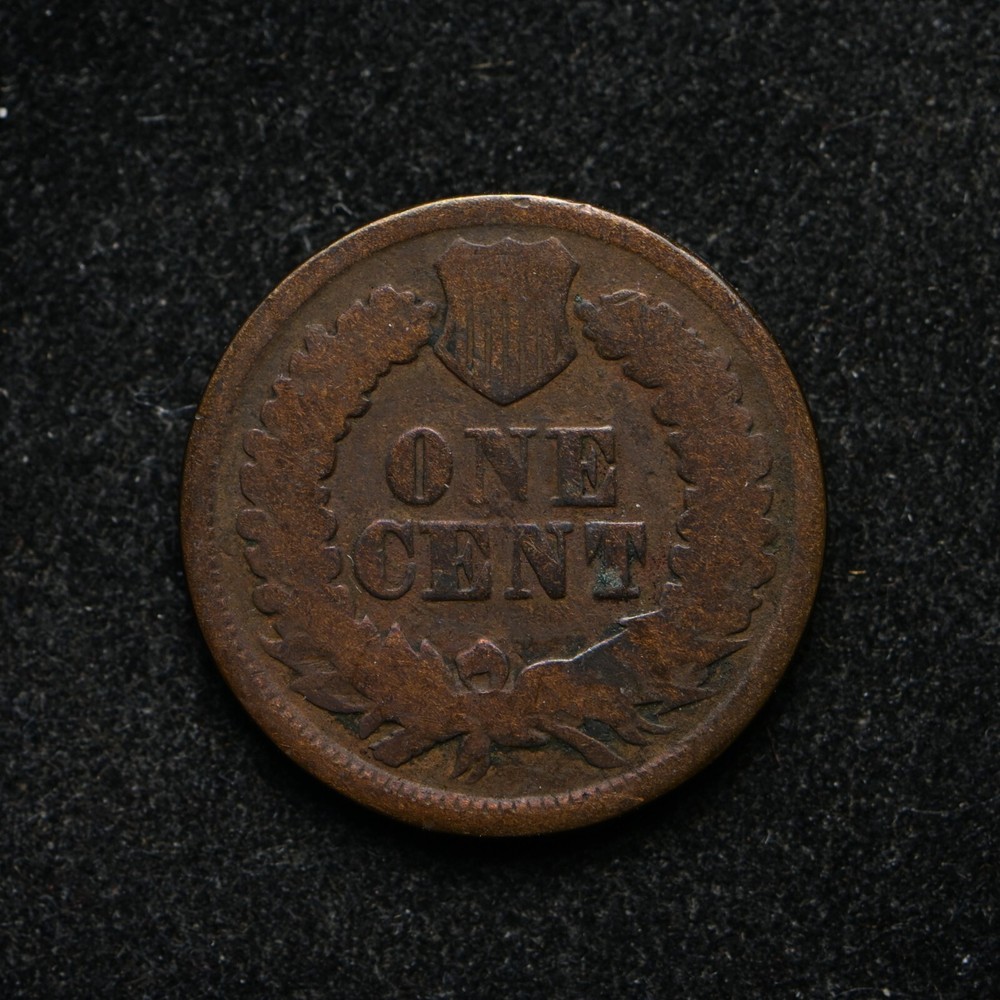1865 Indian Head Cent (ab3326)