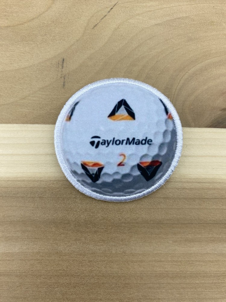 Taylor Made Golf Embroidered Sublimation Patch 2”