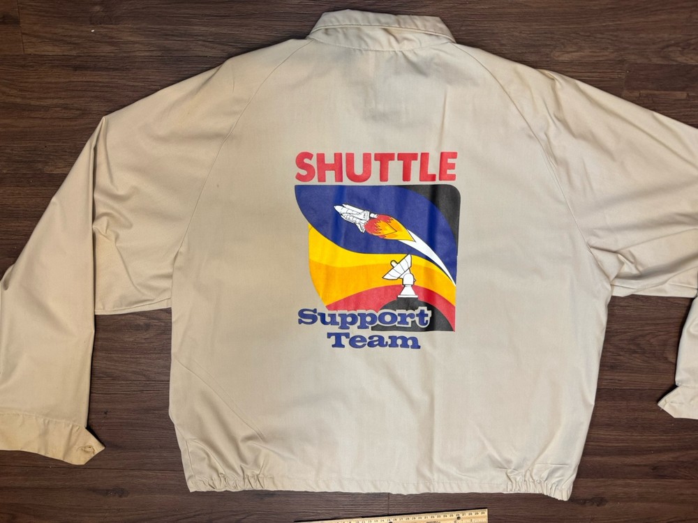 Vintage NASA Space Shuttle Jacket - DOD Shuttle Network- Shuttle Support Team