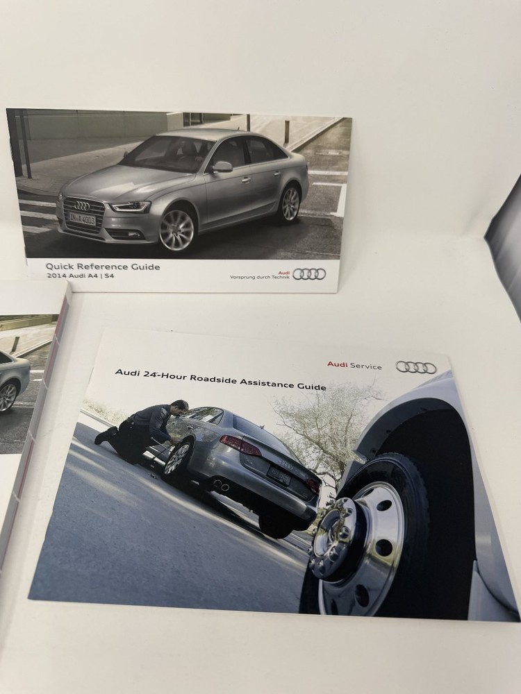 2014 Audi A4 S4 Owners Manual OEM Complete Set