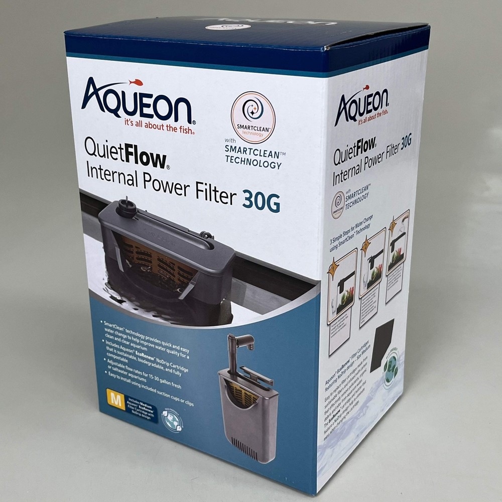 AQUEON QuietFlow Internal Filter with SmartClean Technology 30G