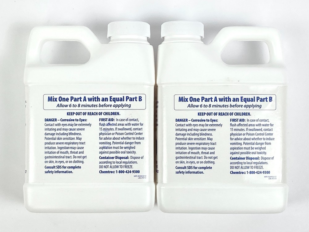 Miracle Method MM4 Part A and B Surface Refinishing Liquid 1 Pint Each