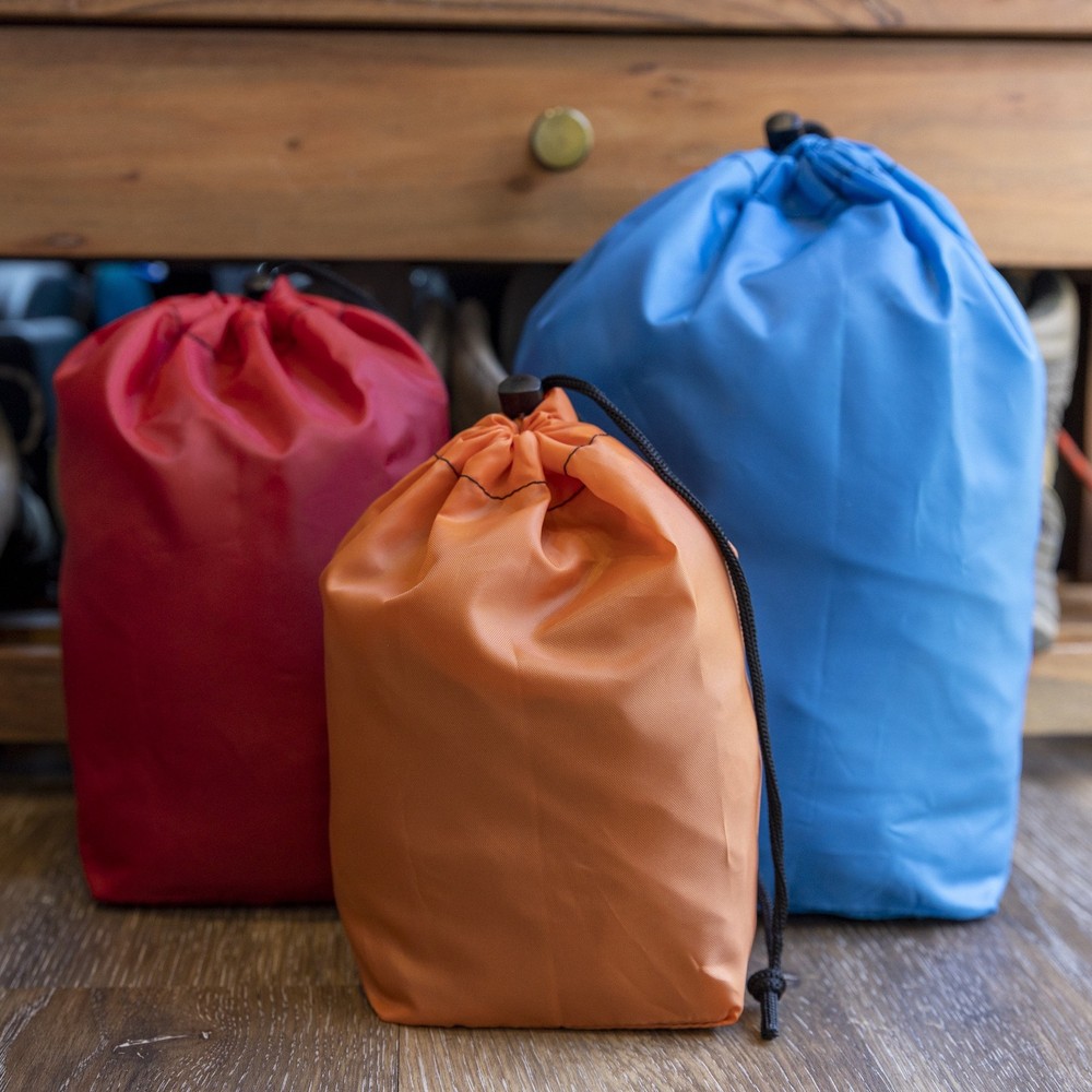 Outdoor Products 3 pack Ditty Bag, 16.2 L Assorted Unisex Drawstring Closure