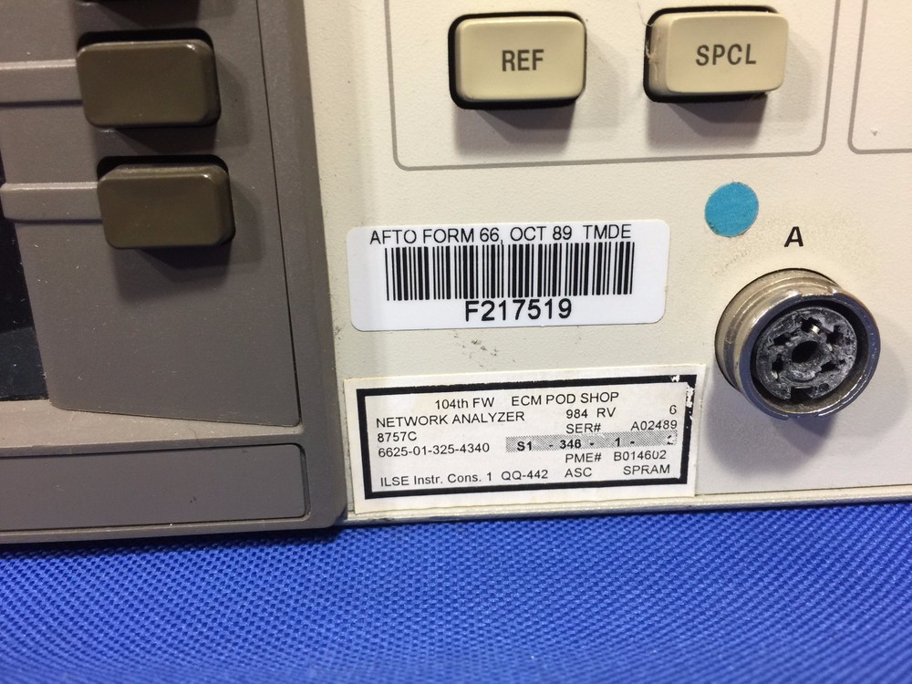 Agilent / HP/ Keysight 8757C Scalar Network Analyzer w/ OPT 001, Tested