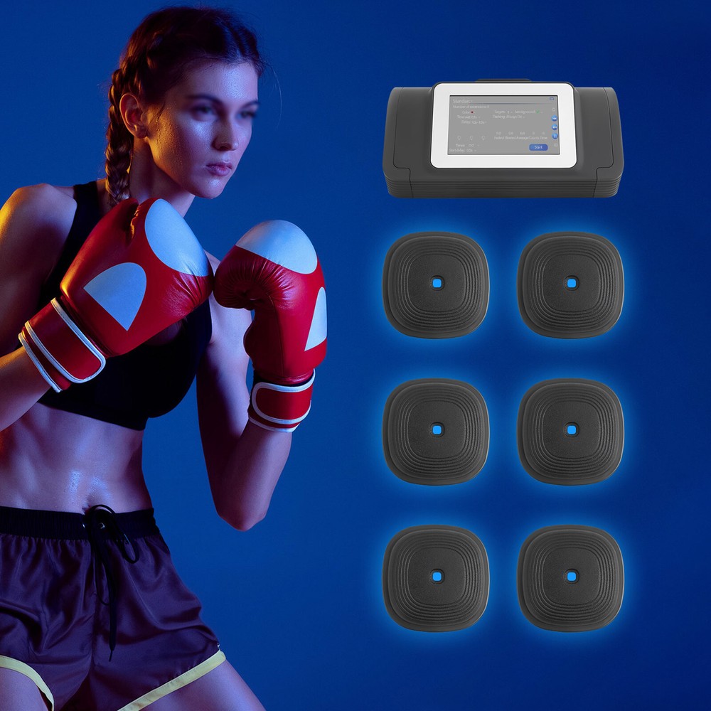 Split Musical Boxing, Punching Machine, Split Musical Boxing with 6 Targets