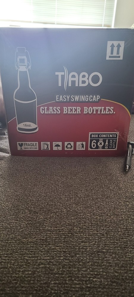 TABO easy Swing Cap Class Beer Bottles.