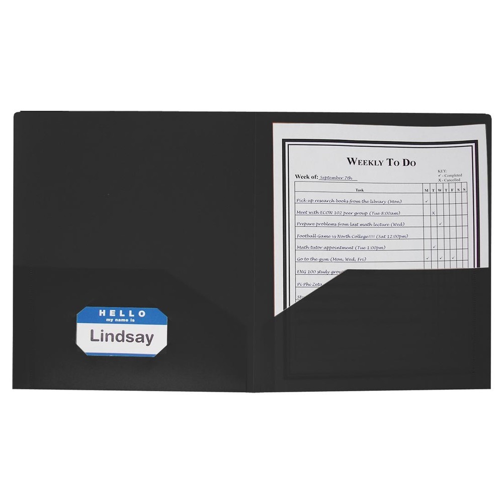 C-Line Poly Portfolio Black