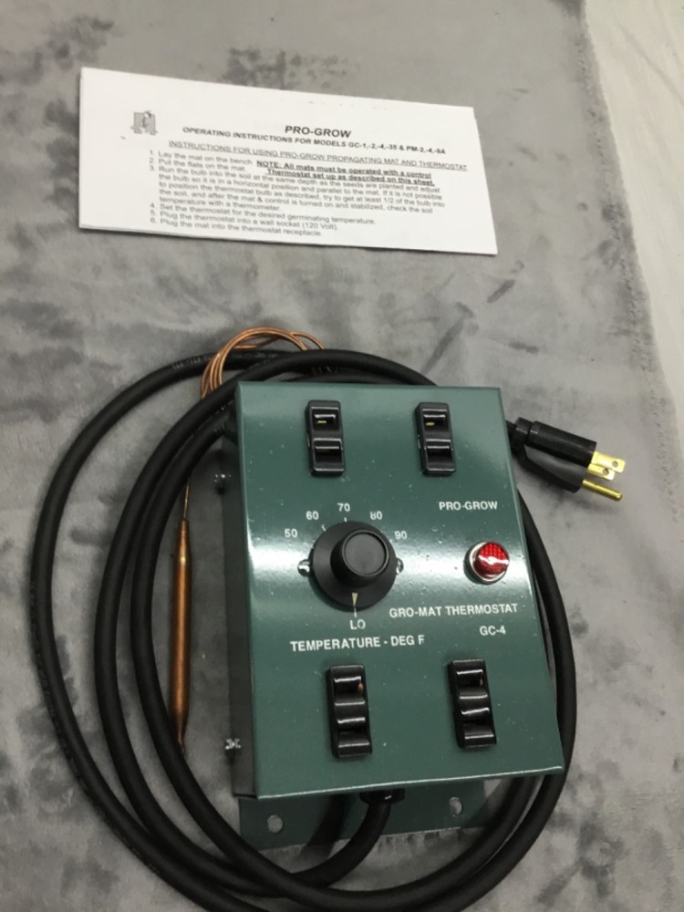 Pro-Grow GC-4-Gro-Control Thermostat