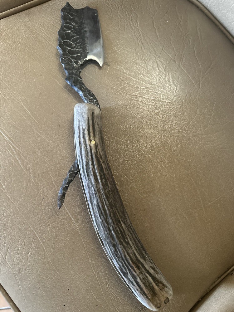 Large Forged Straight Edge Knife