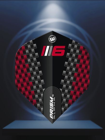 Prism Alpha Blade 6 Black & Red Extra Thick