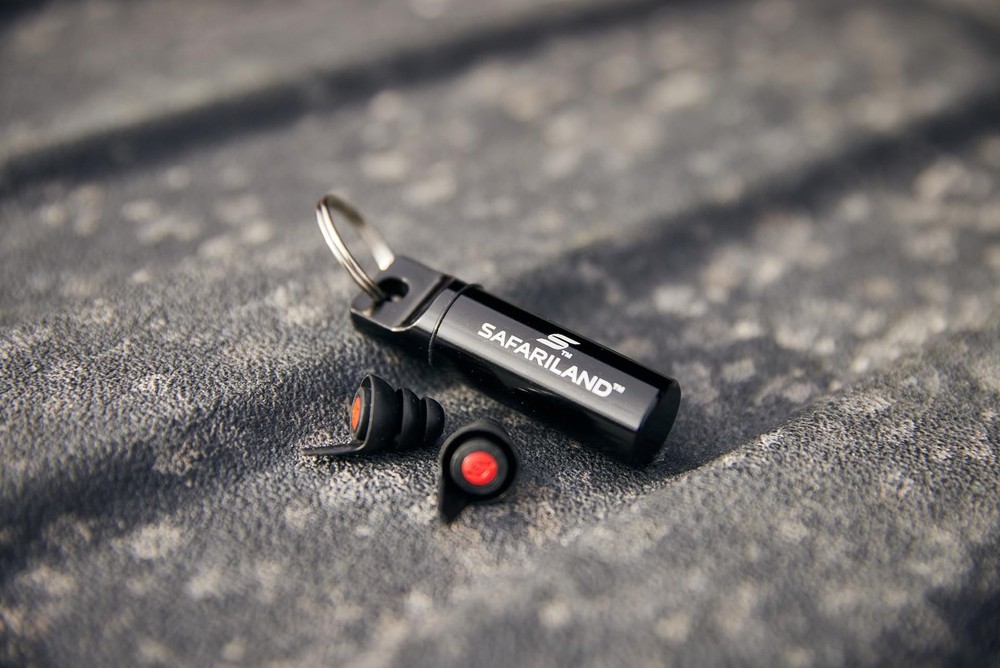 Pro Impulse Hearing Protection Earplugs Black Red NRR 33dB Shooting Range Use