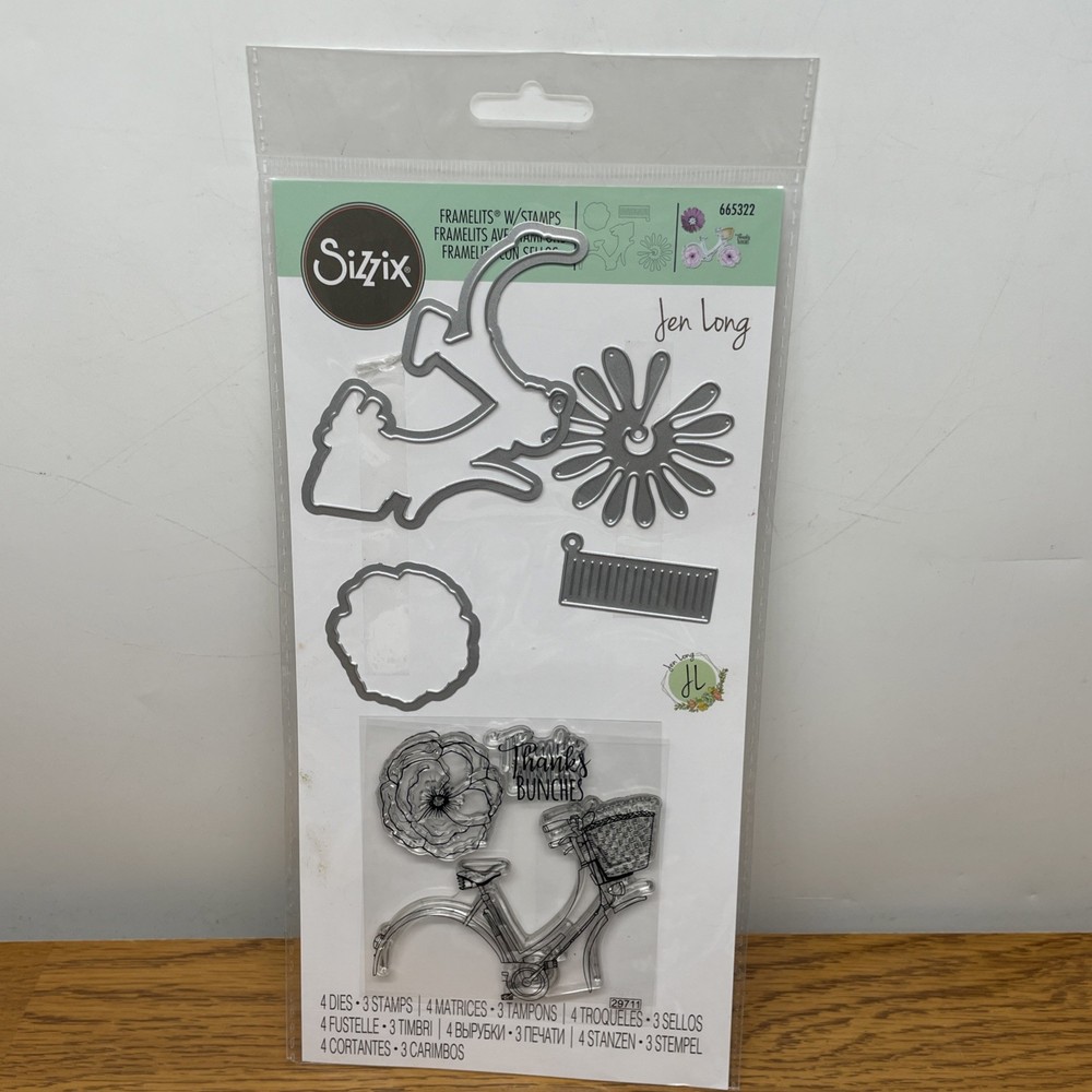 Sizzix Lot Of 13 Embossing Folders, Stamps, Dies Framelits, Thinlits, 3-D