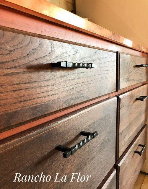 3-1/2" Iron Craft Twisted Pull Wrought Iron