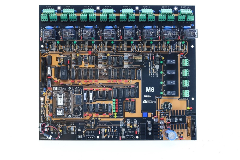 HIRSCH Model 8 M8 8-Door Controller Replacement Main Board with CCM7 DIGITRAC