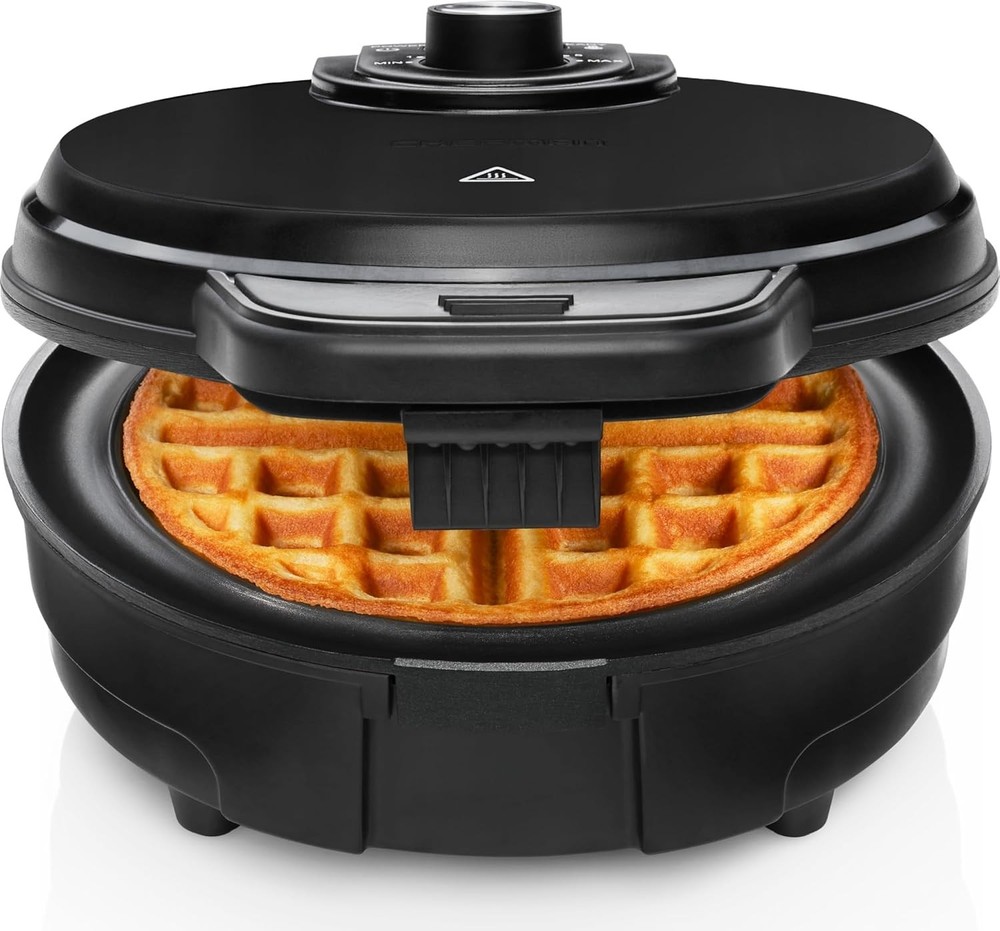 Chefman Anti-Overflow Belgian Waffle Maker w/Shade Selector, Temperature Control