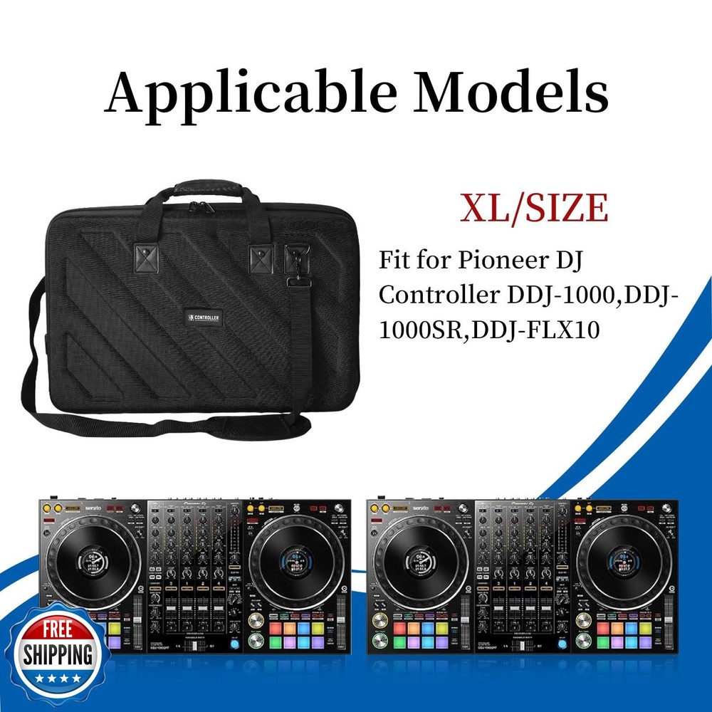 CAIOVSE DJ Controller Case Compatible with Pioneer DJ Controller