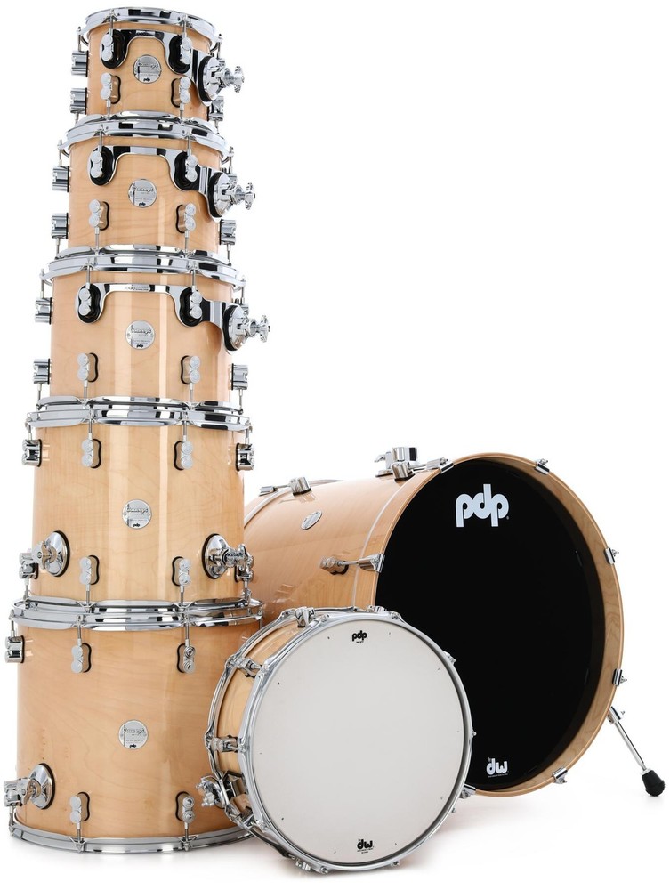 PDP Concept Maple Shell Pack - 7-Piece - Natural Lacquer
