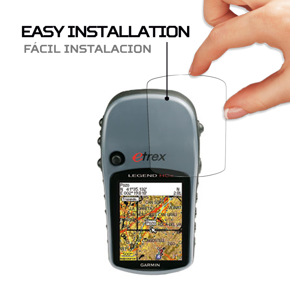 ANTISHOCK Screen protector for GPS Garmin eTrex Legend HCx