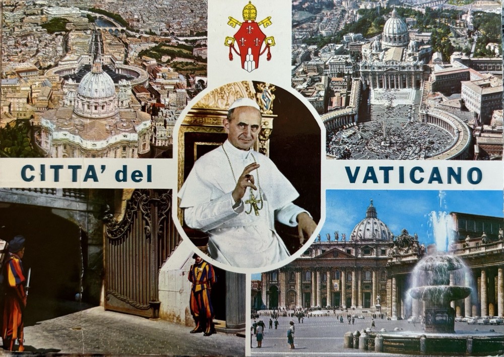 1972 Vatican Postcard Used