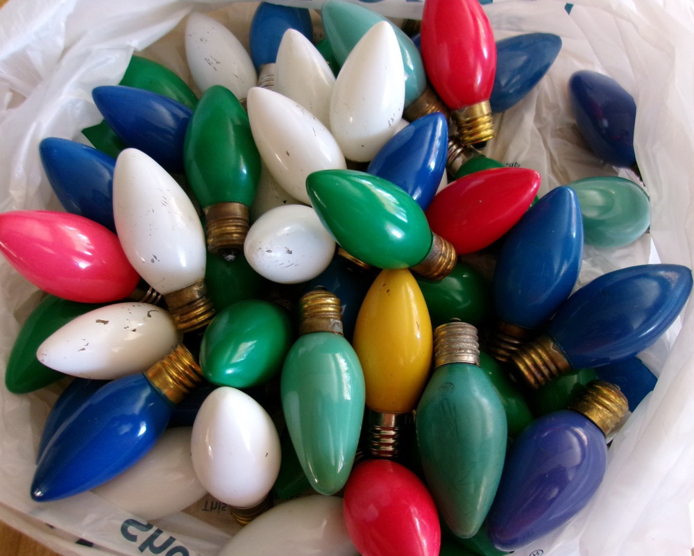 53 VTG Replacement C9 Ceramic Bulbs Christmas, Multi-Colored, Crafts, Decor