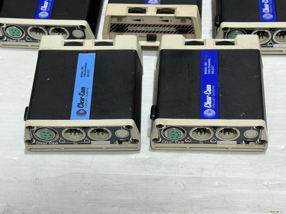 Clear-Com RS-502 Two Channel Intercom Belt Pack (One)THS